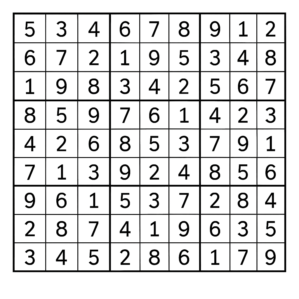 Oplossing Sudoku puzzel Flits juli 2025